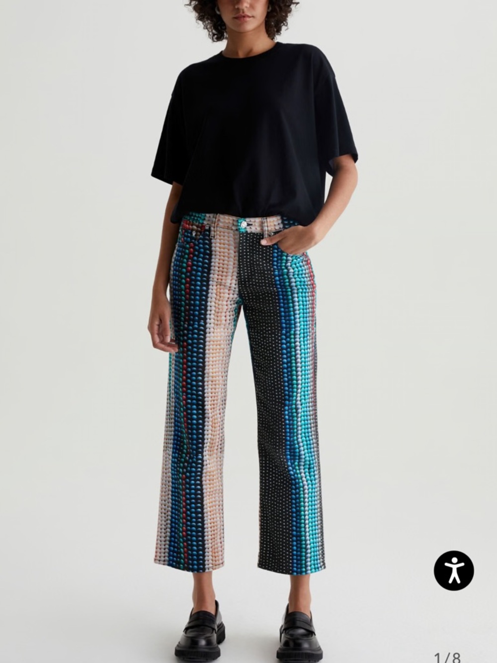 NWOT AG Adriano Goldschmied Brinley Crop mid-rise straight Jeans (Size 29)